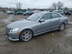 Mercedes-Benz E 350 4matic salvage cars for sale: 2010 Mercedes-Benz E 350 4matic