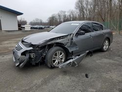 Salvage cars for sale at East Granby, CT auction: 2015 Infiniti Q40