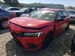 Salvage cars for sale from Copart Martinez, CA: 2022 Honda Civic Sport