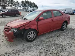 Salvage cars for sale from Copart Loganville, GA: 2012 Toyota Corolla Base