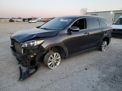 Salvage cars for sale from Copart Kansas City, KS: 2018 KIA Sorento LX