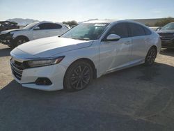 Salvage cars for sale at Las Vegas, NV auction: 2021 Honda Accord EXL