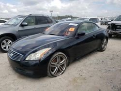 Salvage cars for sale at Houston, TX auction: 2009 Infiniti G37 Base