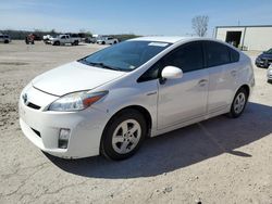 Salvage cars for sale at Kansas City, KS auction: 2010 Toyota Prius