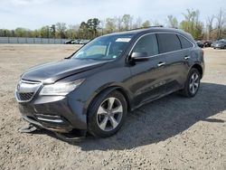 Salvage cars for sale from Copart Lumberton, NC: 2014 Acura MDX