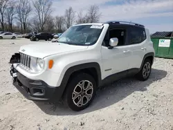 Salvage cars for sale from Copart Cicero, IN: 2015 Jeep Renegade Limited
