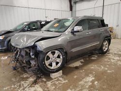 Salvage cars for sale at Franklin, WI auction: 2012 Jeep Grand Cherokee Overland