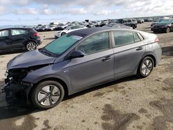 Salvage cars for sale at Martinez, CA auction: 2018 Hyundai Ioniq Blue