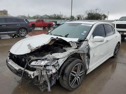 Salvage cars for sale from Copart Wilmer, TX: 2017 Honda Accord Touring