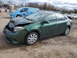 Salvage cars for sale from Copart Chalfont, PA: 2015 Toyota Corolla L