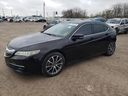 Salvage cars for sale from Copart Oklahoma City, OK: 2015 Acura TLX Tech