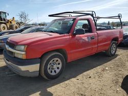 Salvage trucks for sale at San Martin, CA auction: 2005 Chevrolet Silverado C1500