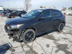 Salvage cars for sale at Tulsa, OK auction: 2021 Honda HR-V Sport
