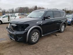 Salvage cars for sale at Chalfont, PA auction: 2020 Nissan Armada SV