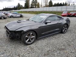 Salvage cars for sale from Copart Graham, WA: 2015 Ford Mustang