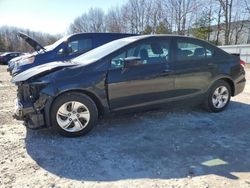 Salvage cars for sale at North Billerica, MA auction: 2015 Honda Civic LX