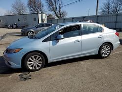 Vehiculos salvage en venta de Copart Moraine, OH: 2012 Honda Civic EX