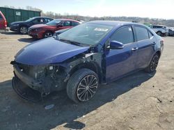 Salvage cars for sale at Cahokia Heights, IL auction: 2015 Toyota Corolla L