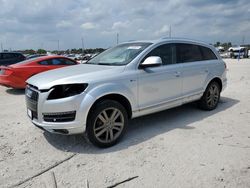 Salvage cars for sale from Copart West Palm Beach, FL: 2015 Audi Q7 Premium Plus