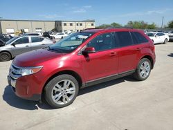 2013 Ford Edge SEL en venta en Wilmer, TX
