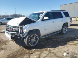 Salvage cars for sale at Woodhaven, MI auction: 2018 GMC Yukon SLT