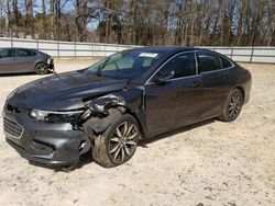 Chevrolet Malibu salvage cars for sale: 2016 Chevrolet Malibu LT