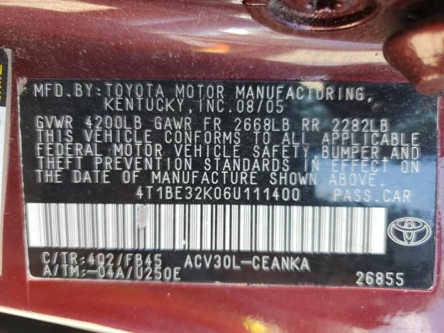 2006 Toyota Camry LE