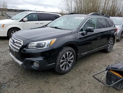 Salvage cars for sale from Copart Arlington, WA: 2017 Subaru Outback 2.5I Limited
