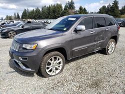 Jeep salvage cars for sale: 2015 Jeep Grand Cherokee Summit