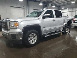 Salvage cars for sale at Ham Lake, MN auction: 2015 GMC Sierra K1500 SLE