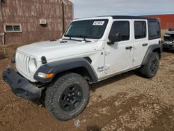 Jeep Wrangler Unlimited Sport salvage cars for sale: 2018 Jeep Wrangler Unlimited Sport