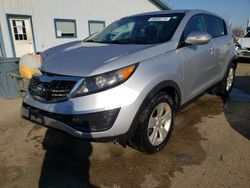 Salvage cars for sale at Pekin, IL auction: 2012 KIA Sportage Base