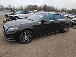 Salvage cars for sale from Copart Chalfont, PA: 2015 Mercedes-Benz S 550 4matic