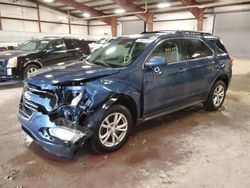 Salvage cars for sale from Copart Lansing, MI: 2017 Chevrolet Equinox LT