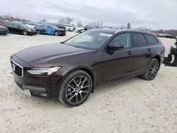 Salvage cars for sale at West Warren, MA auction: 2017 Volvo V90 Cross Country T6 Inscription