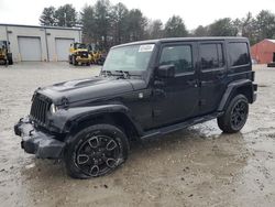 Jeep Wrangler salvage cars for sale: 2017 Jeep Wrangler Unlimited Sahara