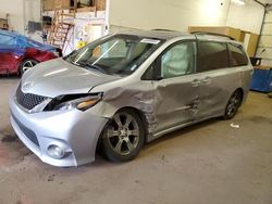 Toyota Sienna SE salvage cars for sale: 2016 Toyota Sienna SE