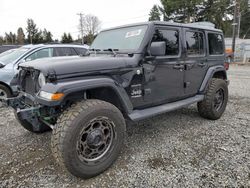 Vehiculos salvage en venta de Copart Graham, WA: 2019 Jeep Wrangler Unlimited Sahara