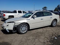 Salvage cars for sale at Woodhaven, MI auction: 2010 Buick Lucerne CX