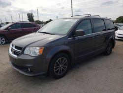 Salvage cars for sale at Miami, FL auction: 2017 Dodge Grand Caravan SXT