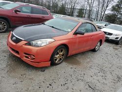 Salvage cars for sale at North Billerica, MA auction: 2008 Toyota Camry Solara SE