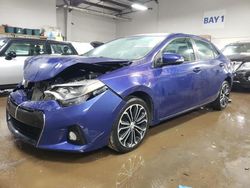 Salvage cars for sale from Copart Elgin, IL: 2014 Toyota Corolla L