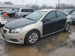 Vehiculos salvage en venta de Copart Columbus, OH: 2012 Chevrolet Cruze LS