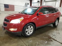 Salvage cars for sale at Avon, MN auction: 2012 Chevrolet Traverse LT