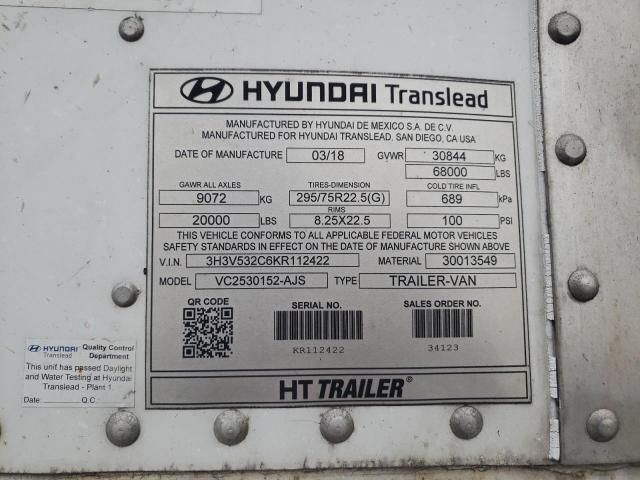 2019 Hyundai Trailer