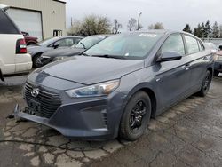 Salvage cars for sale from Copart Woodburn, OR: 2019 Hyundai Ioniq Blue