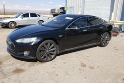 Salvage cars for sale at Albuquerque, NM auction: 2014 Tesla Model S