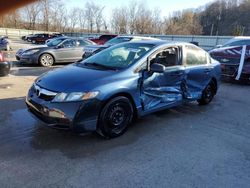 Salvage cars for sale from Copart Ellwood City, PA: 2009 Honda Civic VP