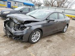 Salvage cars for sale at Wichita, KS auction: 2020 Ford Fusion SE