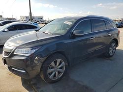 Salvage cars for sale from Copart Grand Prairie, TX: 2015 Acura MDX Advance